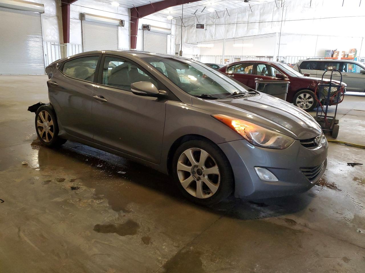 2011 Hyundai Elantra Limited Gray vin: 5NPDH4AE8BH056866