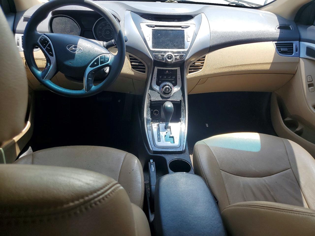 2011 Hyundai Elantra Gls White vin: 5NPDH4AE8BH060917