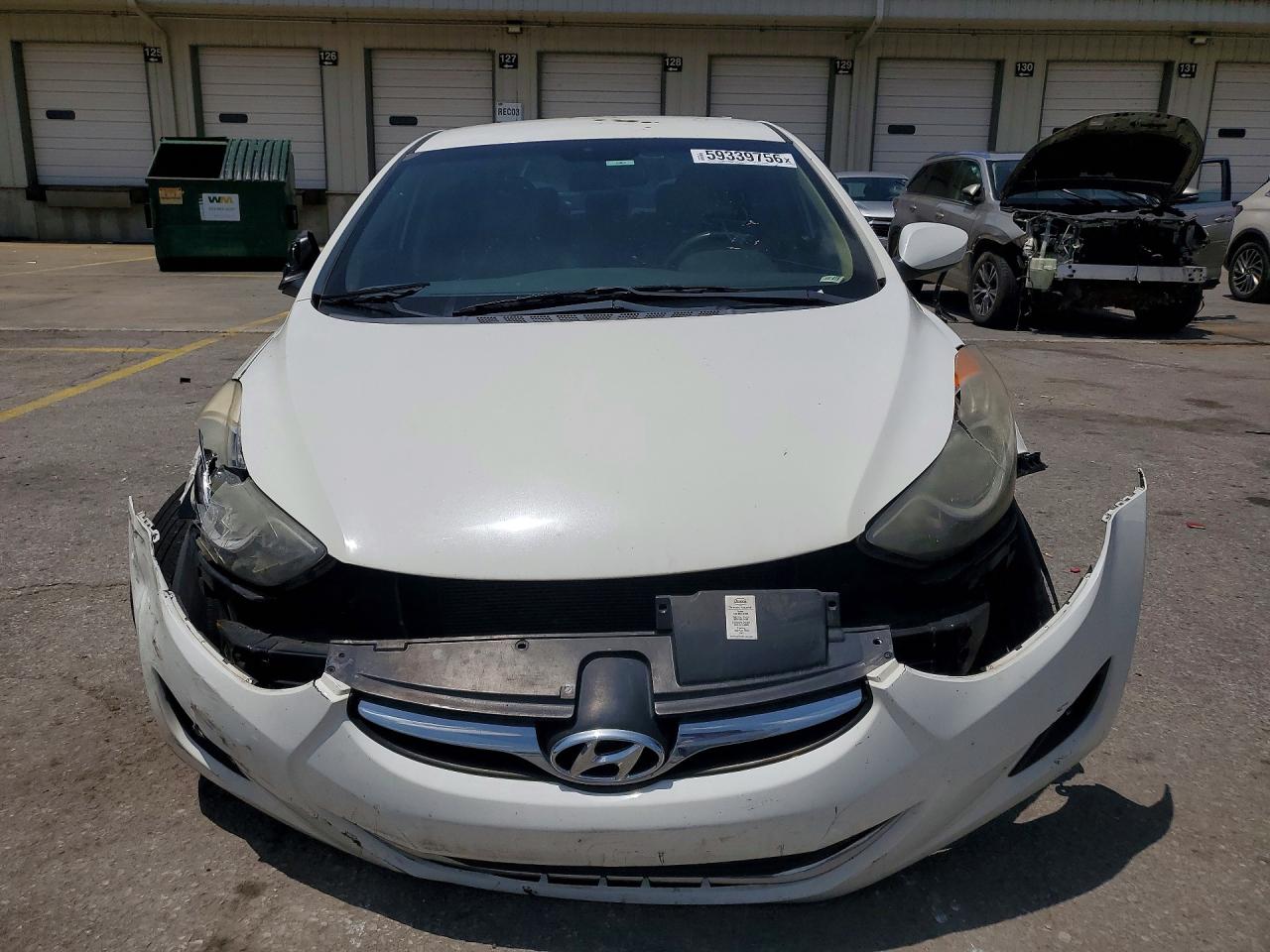 2011 Hyundai Elantra Gls White vin: 5NPDH4AE8BH060917