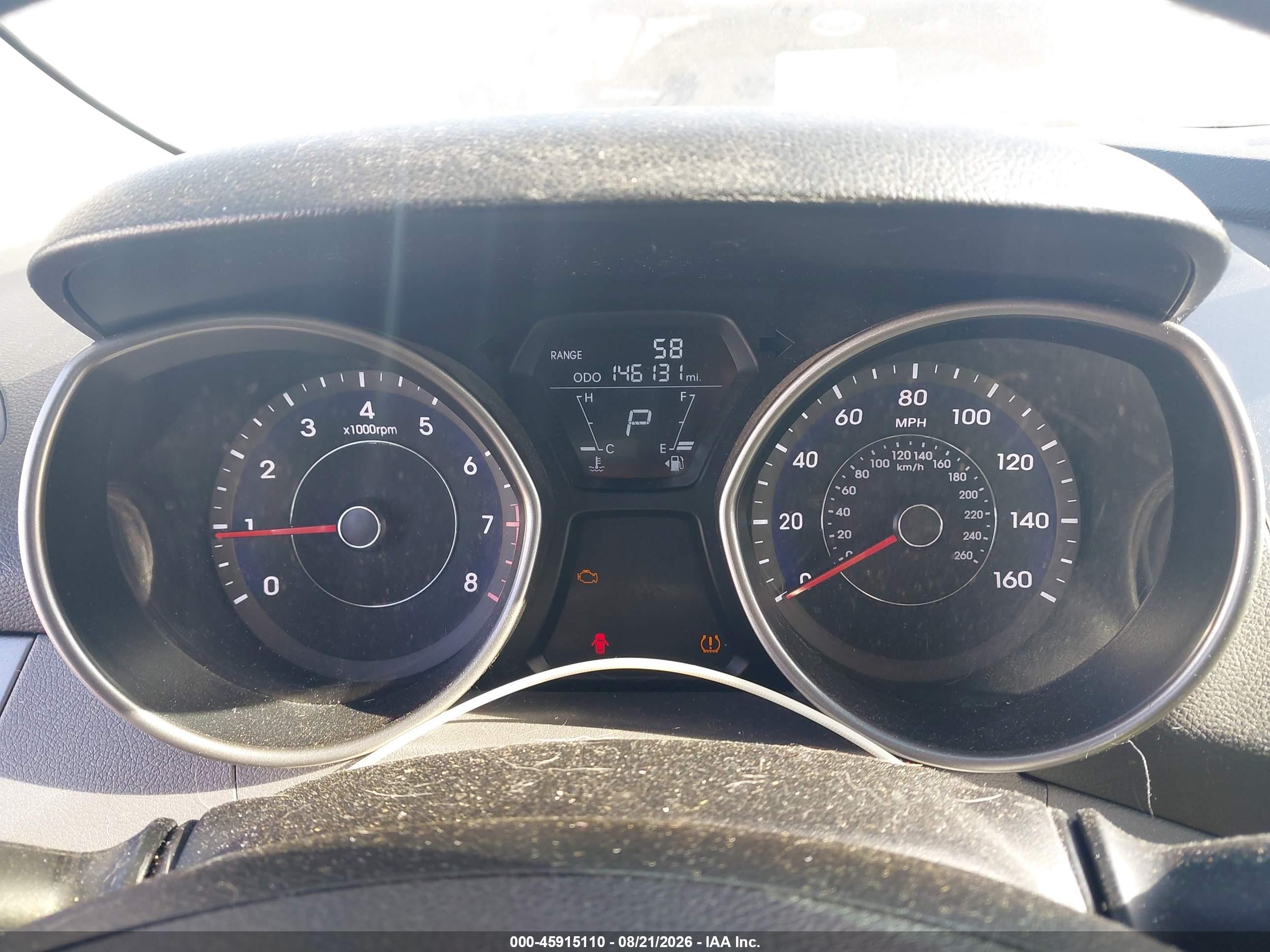 2012 Hyundai Elantra Gls Blue vin: 5NPDH4AE8CH064080