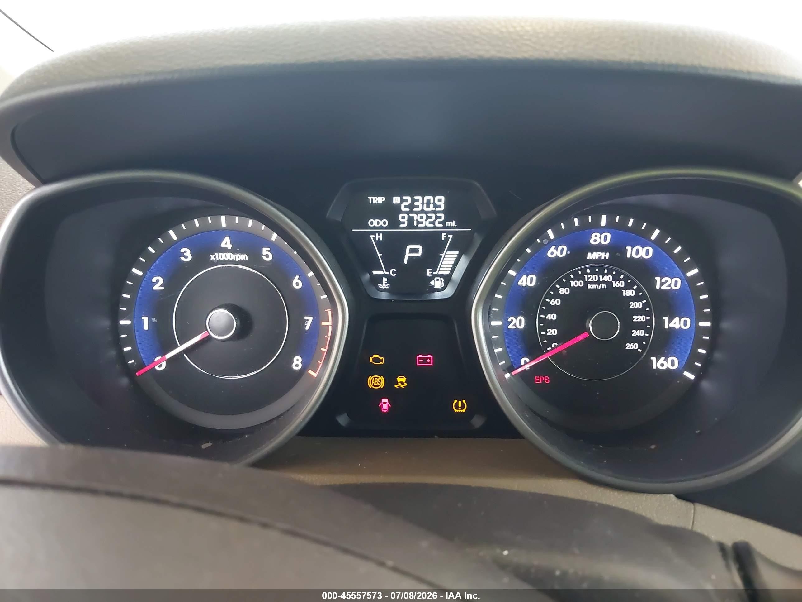 2012 Hyundai Elantra Gls Белый vin: 5NPDH4AE8CH064855
