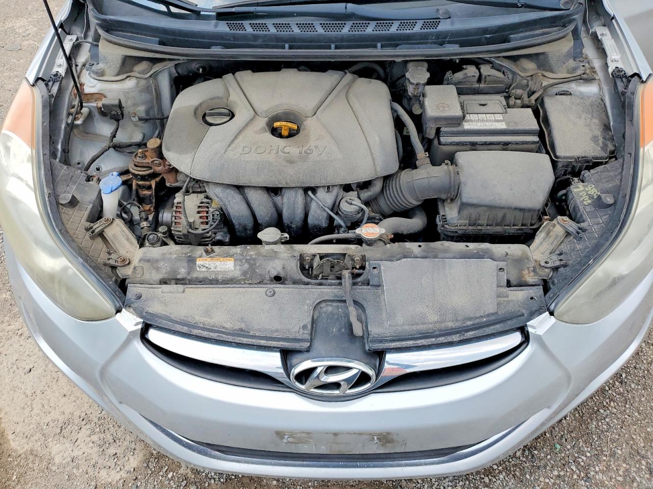 2012 Hyundai Elantra Gls Silver vin: 5NPDH4AE8CH069988