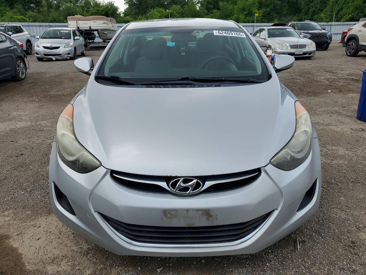 2012 Hyundai Elantra Gls Silver vin: 5NPDH4AE8CH069988
