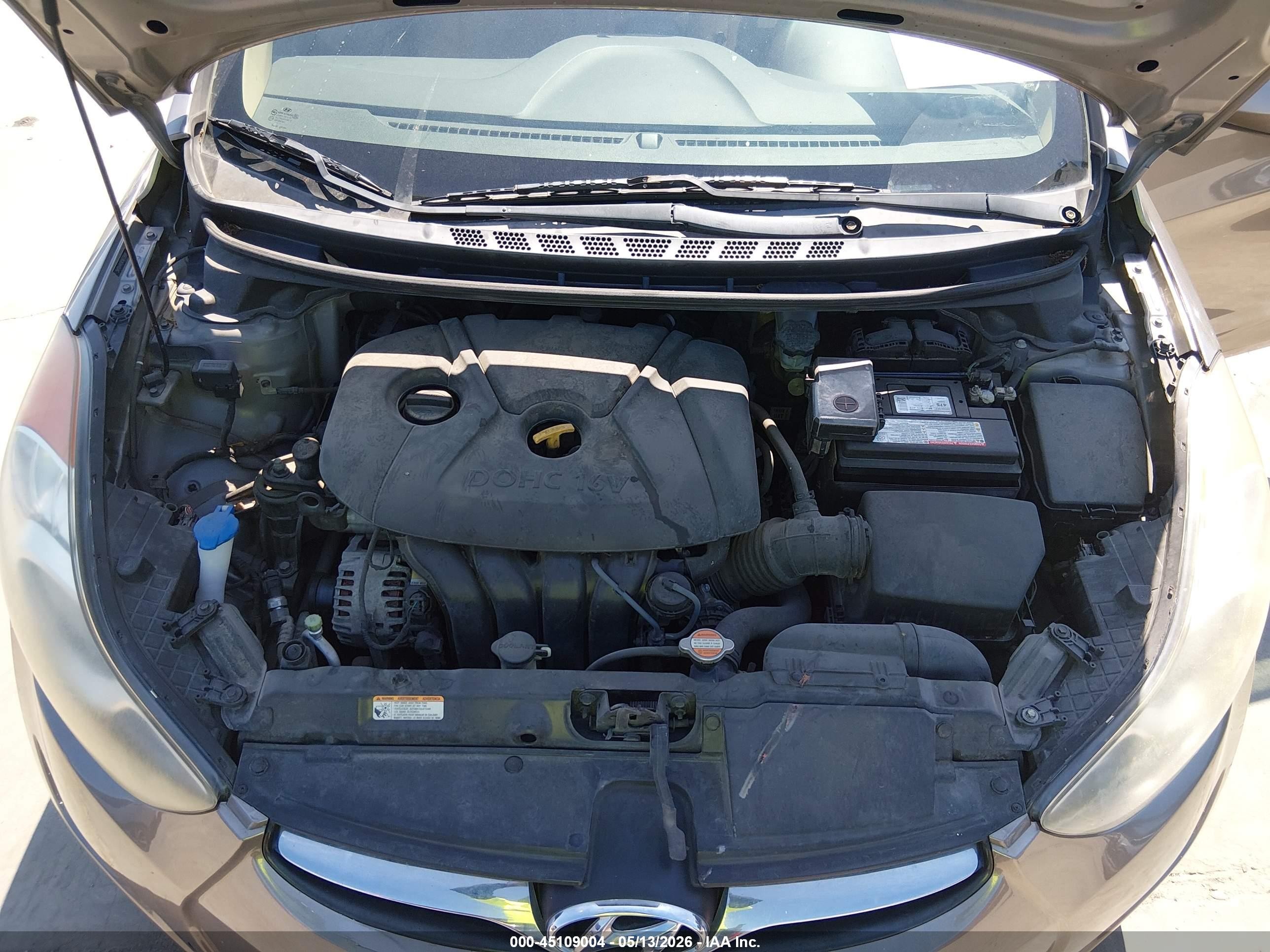 2012 Hyundai Elantra Gls Beige vin: 5NPDH4AE8CH073698