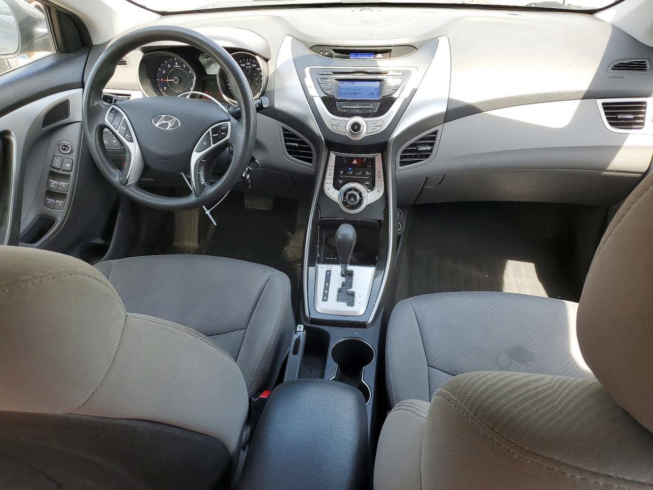 2012 Hyundai Elantra Gray vin: 5NPDH4AE8CH077170
