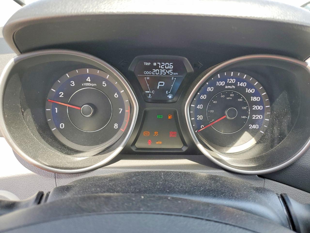2012 Hyundai Elantra Gray vin: 5NPDH4AE8CH077170