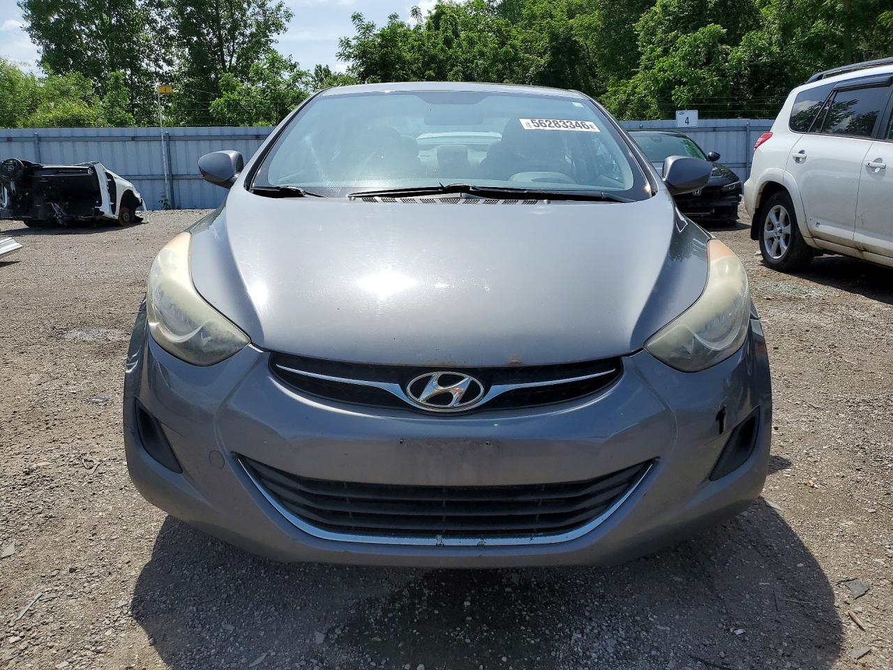 2012 Hyundai Elantra Gray vin: 5NPDH4AE8CH077170