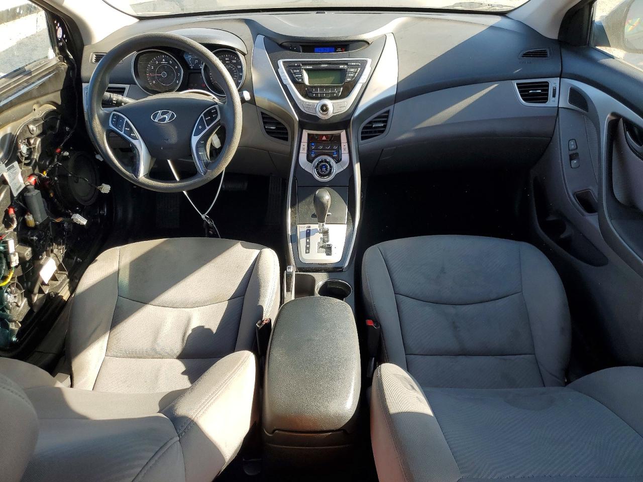 2012 Hyundai Elantra Gls Black vin: 5NPDH4AE8CH085463