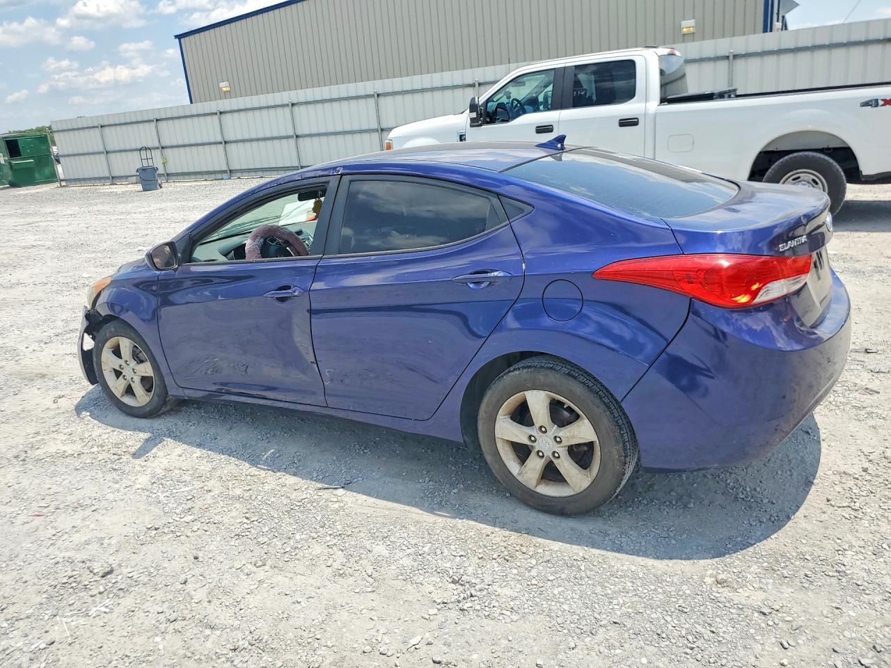 2012 Hyundai Elantra Gls Синий vin: 5NPDH4AE8CH096026