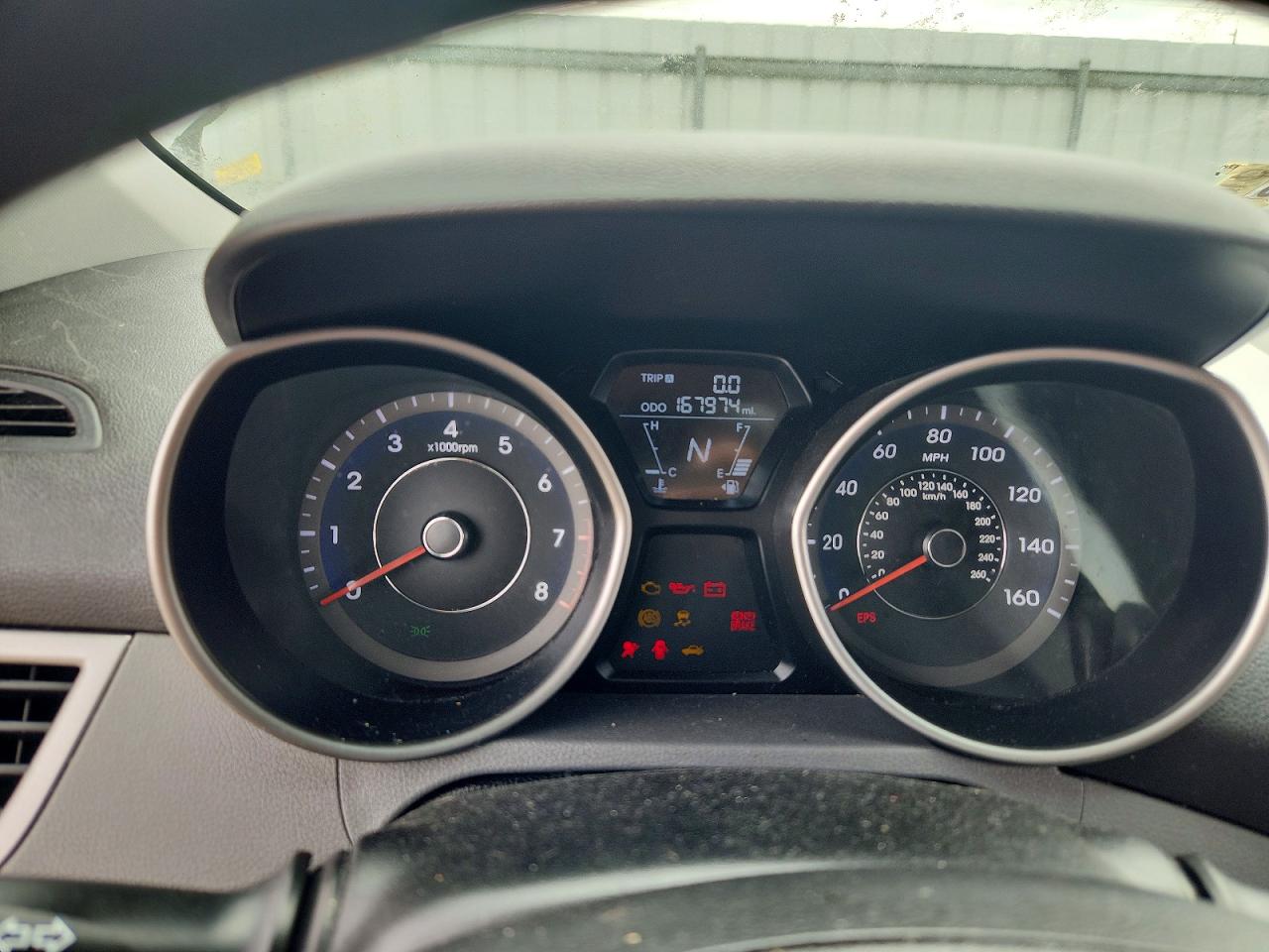 2012 Hyundai Elantra Серый vin: 5NPDH4AE8CH096172