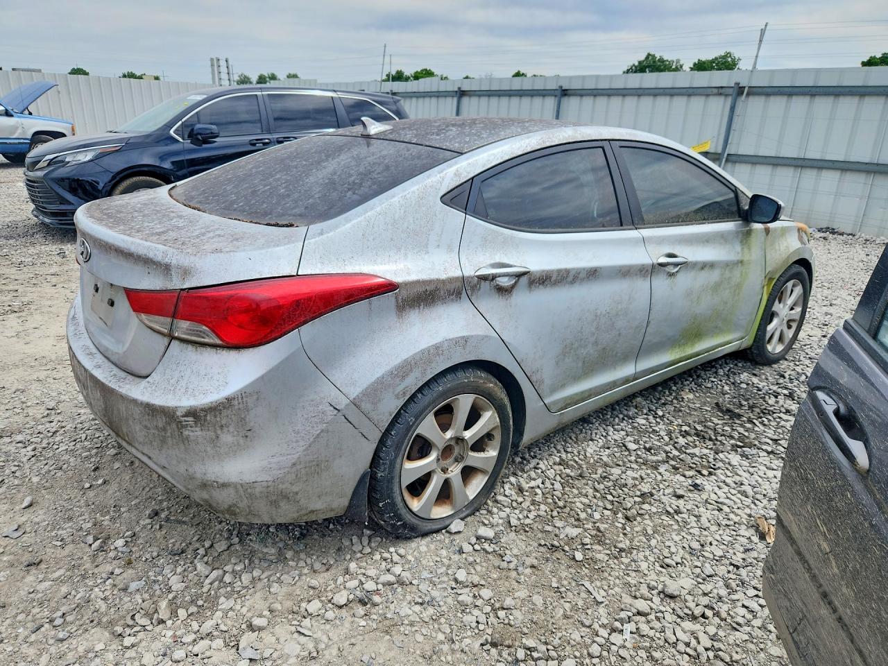 2012 Hyundai Elantra Серый vin: 5NPDH4AE8CH096172