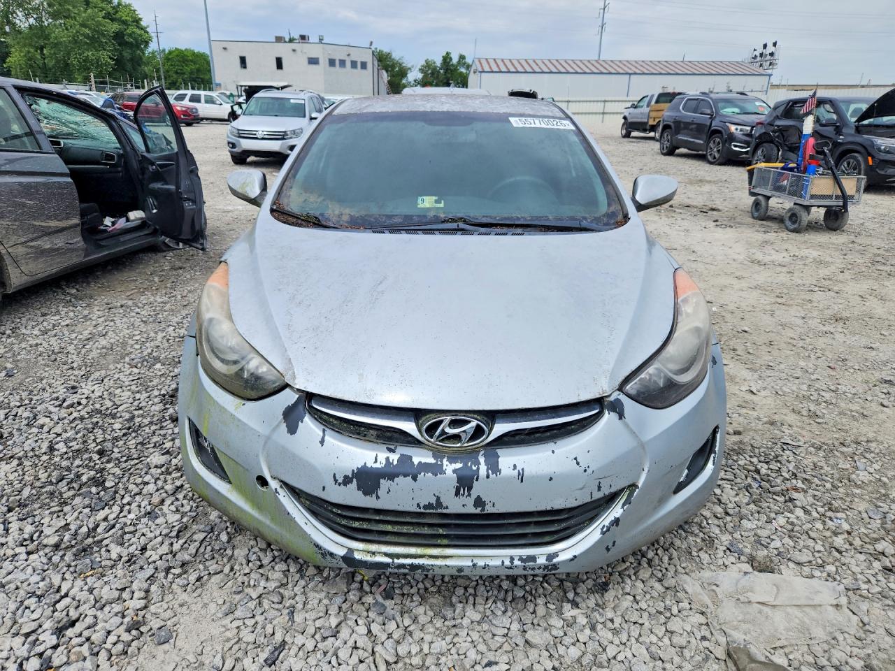 2012 Hyundai Elantra Серый vin: 5NPDH4AE8CH096172