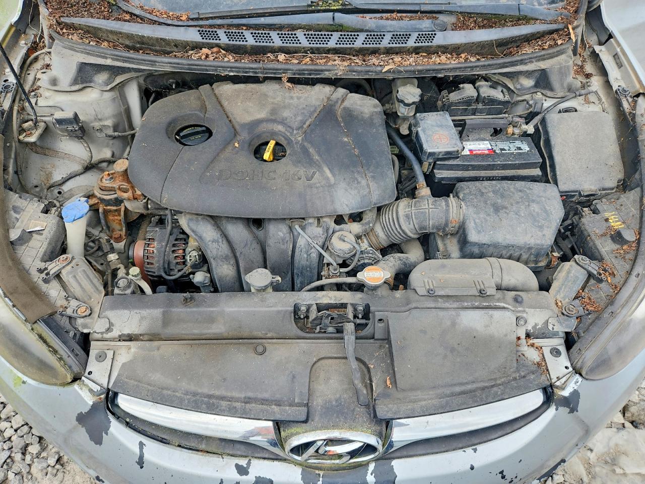 2012 Hyundai Elantra Серый vin: 5NPDH4AE8CH096172