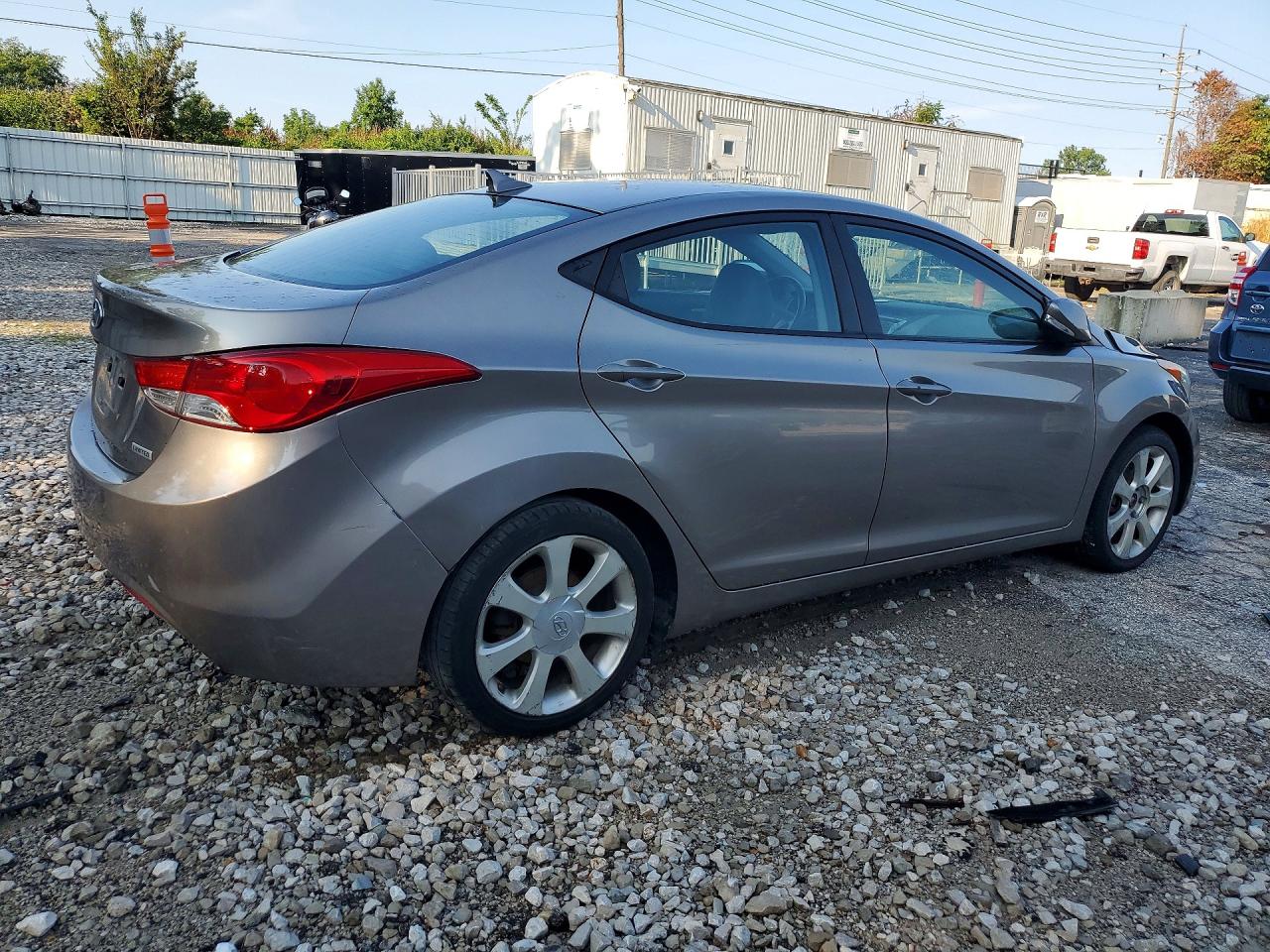 2012 Hyundai Elantra Limited Желто-коричневый vin: 5NPDH4AE8CH101452