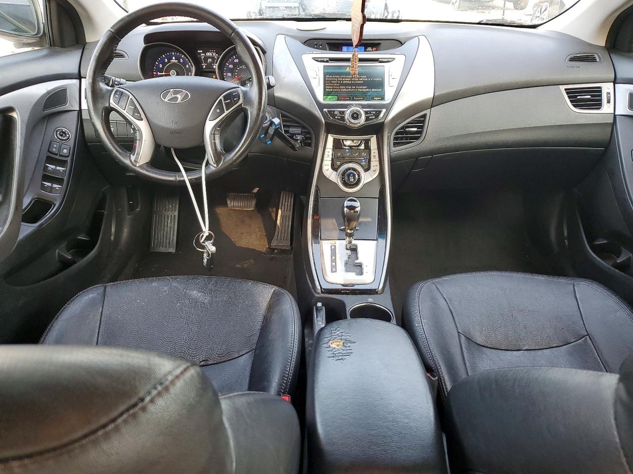 2012 Hyundai Elantra Limited Желто-коричневый vin: 5NPDH4AE8CH101452