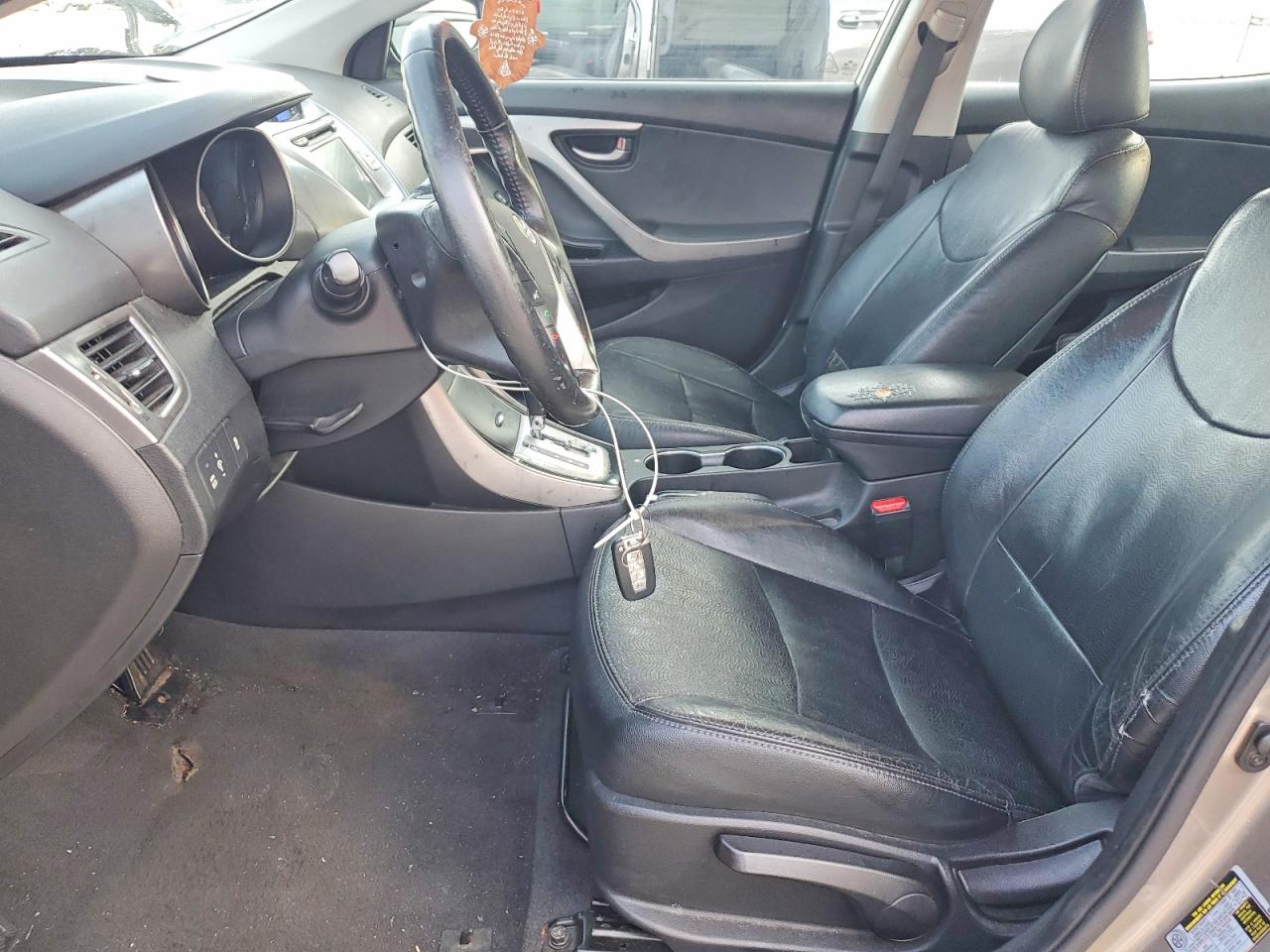 2012 Hyundai Elantra Limited Желто-коричневый vin: 5NPDH4AE8CH101452
