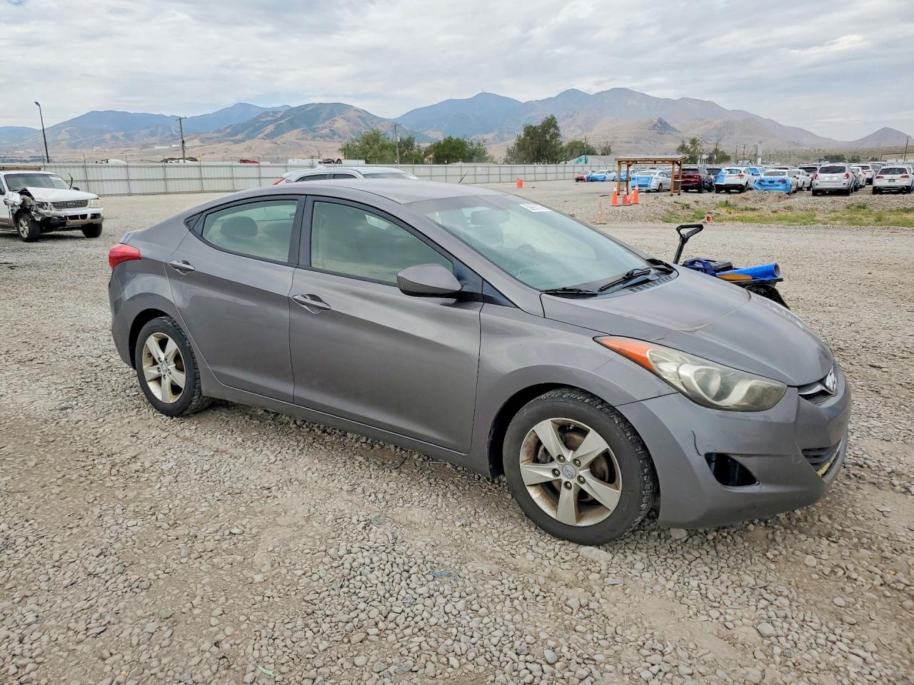 2012 Hyundai Elantra Gls Charcoal vin: 5NPDH4AE8CH102942
