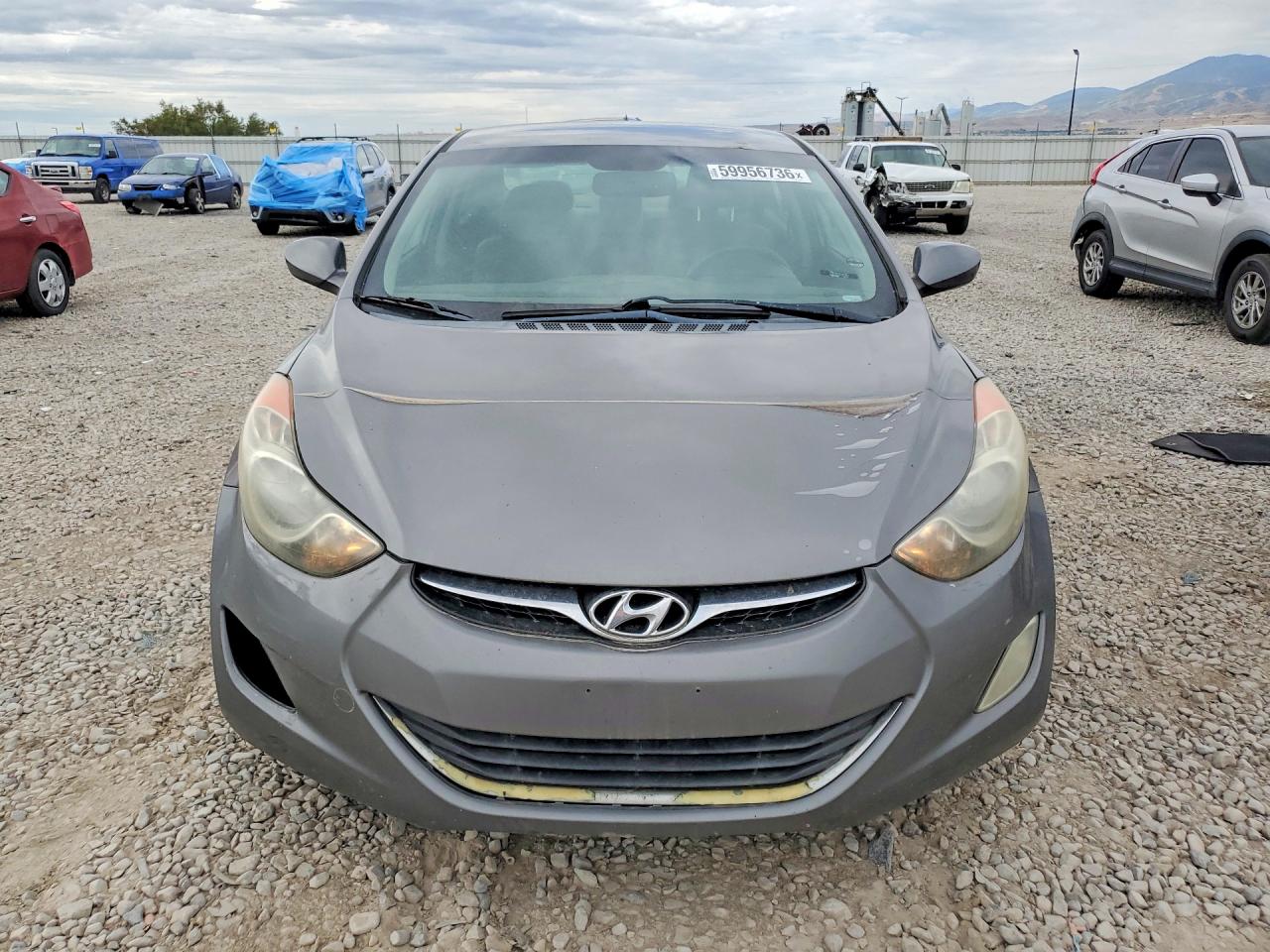 2012 Hyundai Elantra Gls Charcoal vin: 5NPDH4AE8CH102942