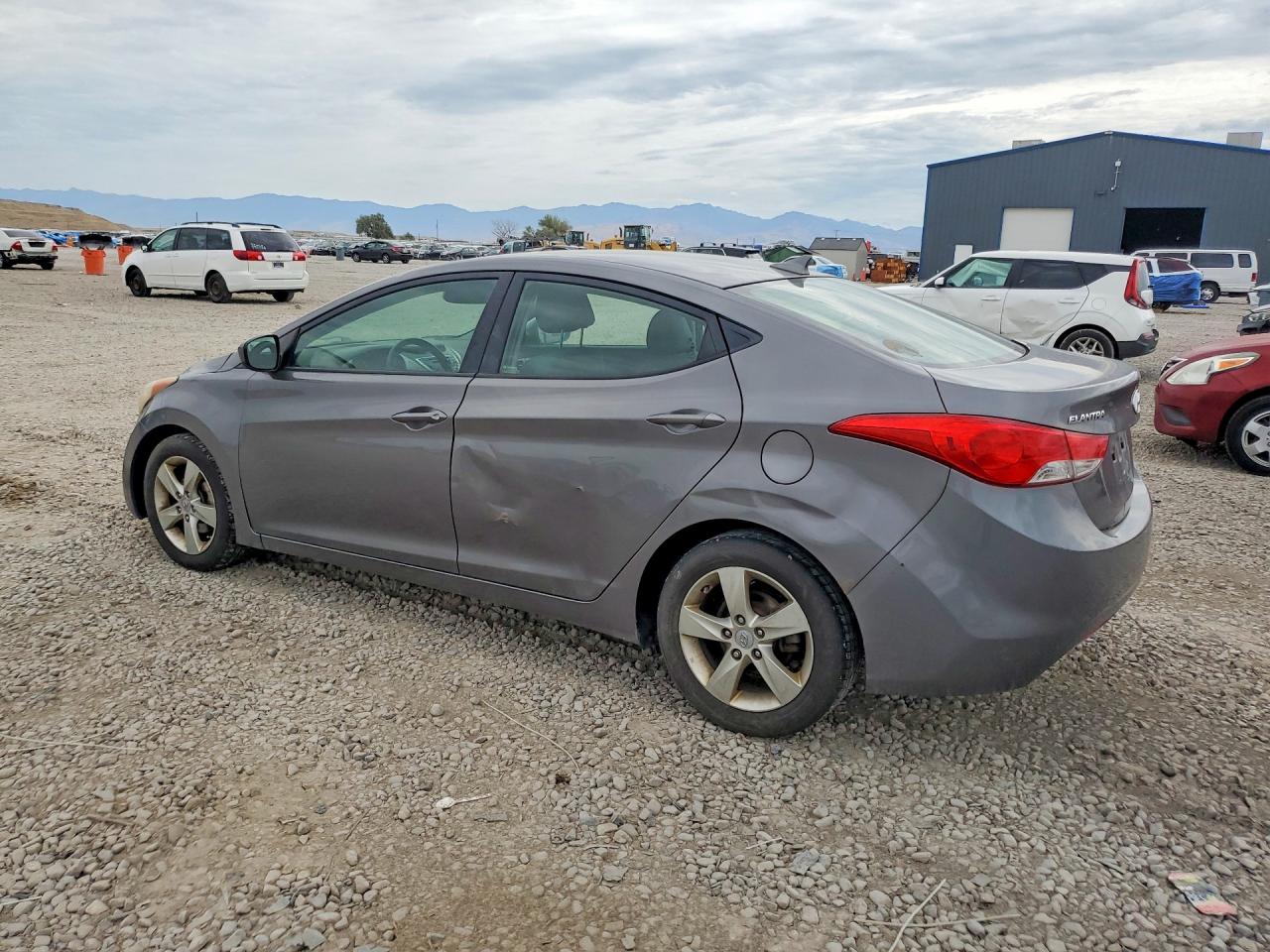 2012 Hyundai Elantra Gls Charcoal vin: 5NPDH4AE8CH102942