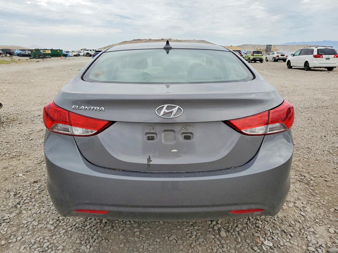 2012 Hyundai Elantra Gls Charcoal vin: 5NPDH4AE8CH102942