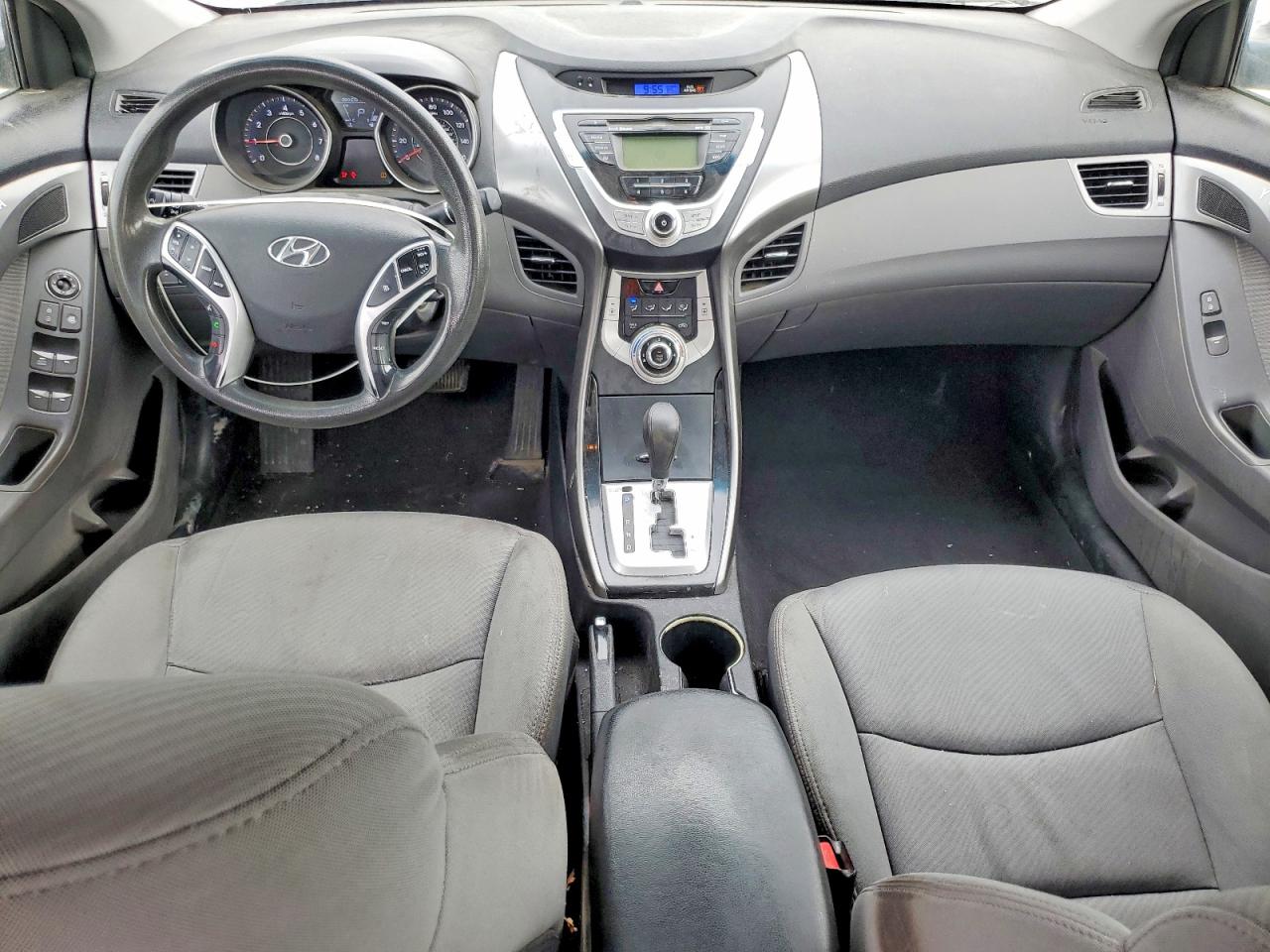 2012 Hyundai Elantra Gls Charcoal vin: 5NPDH4AE8CH102942