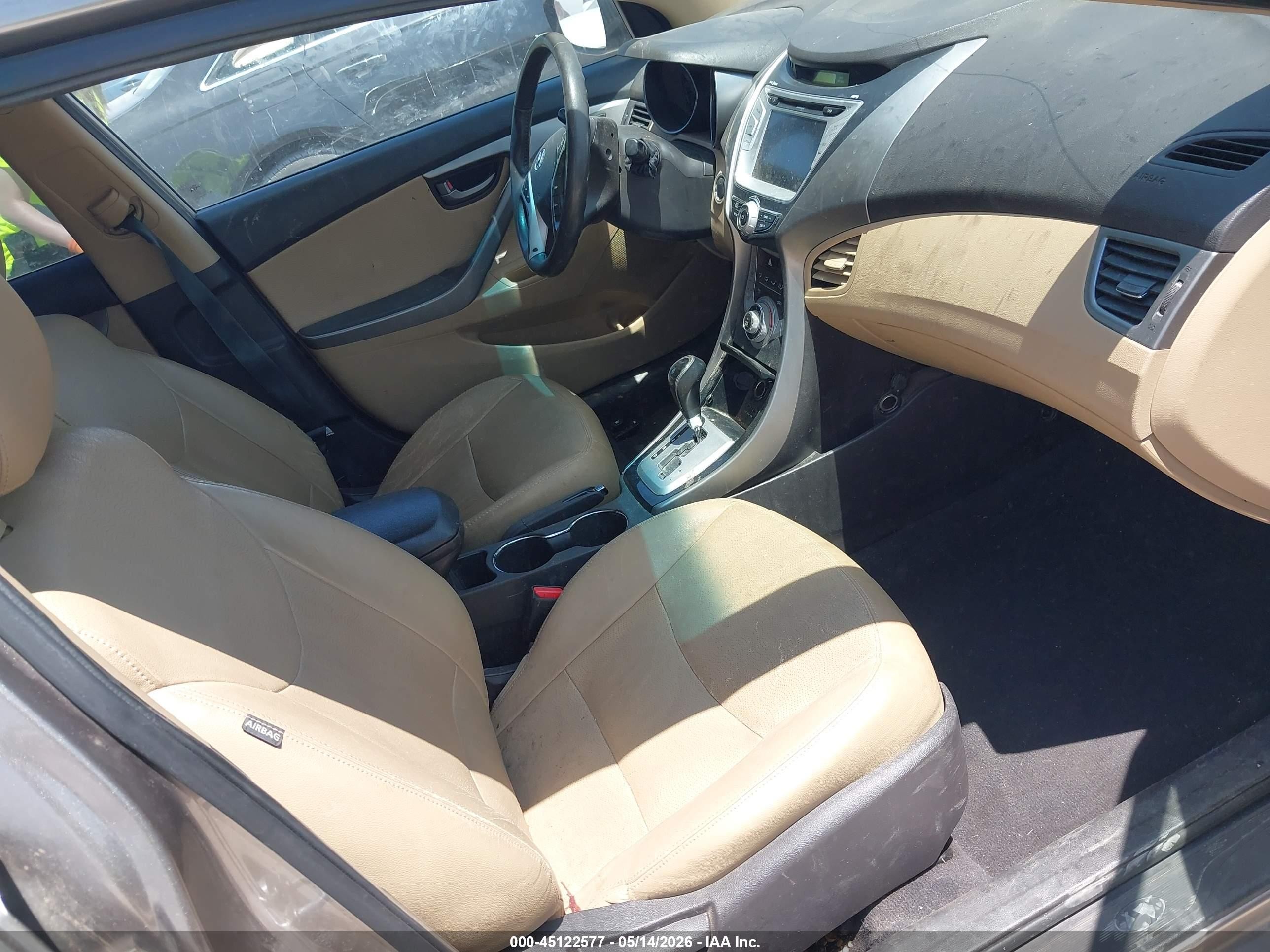 2012 Hyundai Elantra Limited Серебряный vin: 5NPDH4AE8CH107431