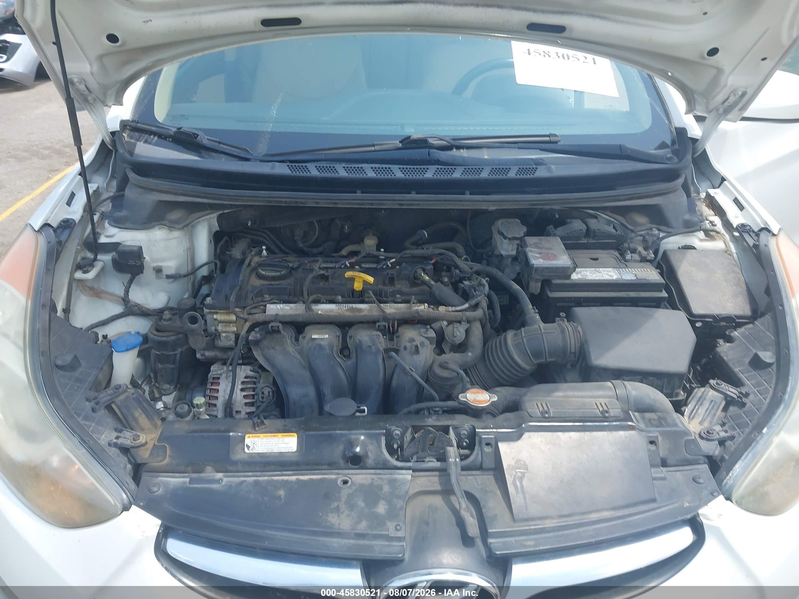 2012 Hyundai Elantra Gls Белый vin: 5NPDH4AE8CH115304