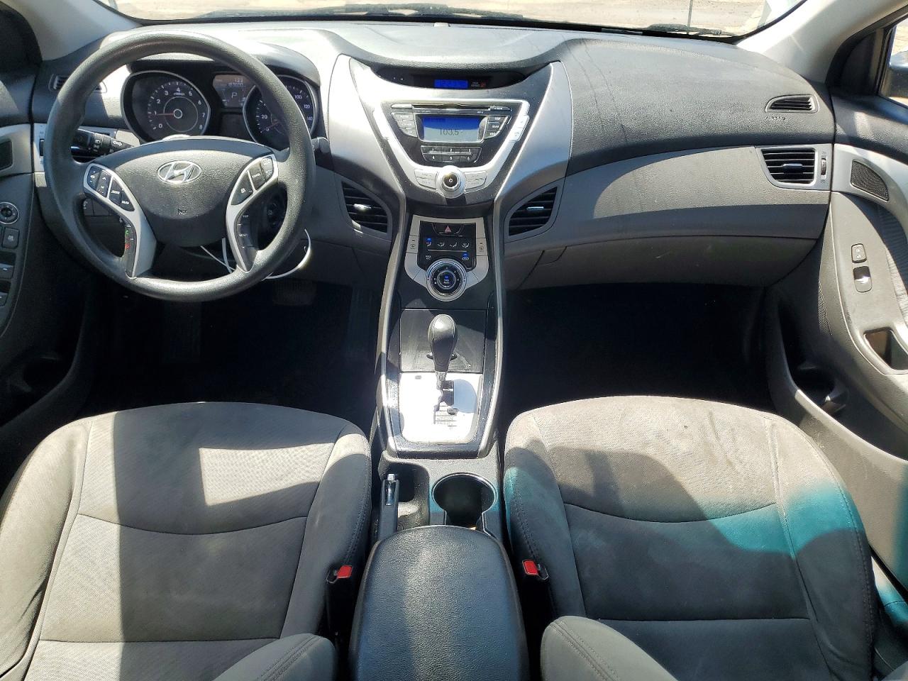 2012 Hyundai Elantra Gls Silver vin: 5NPDH4AE8CH126948