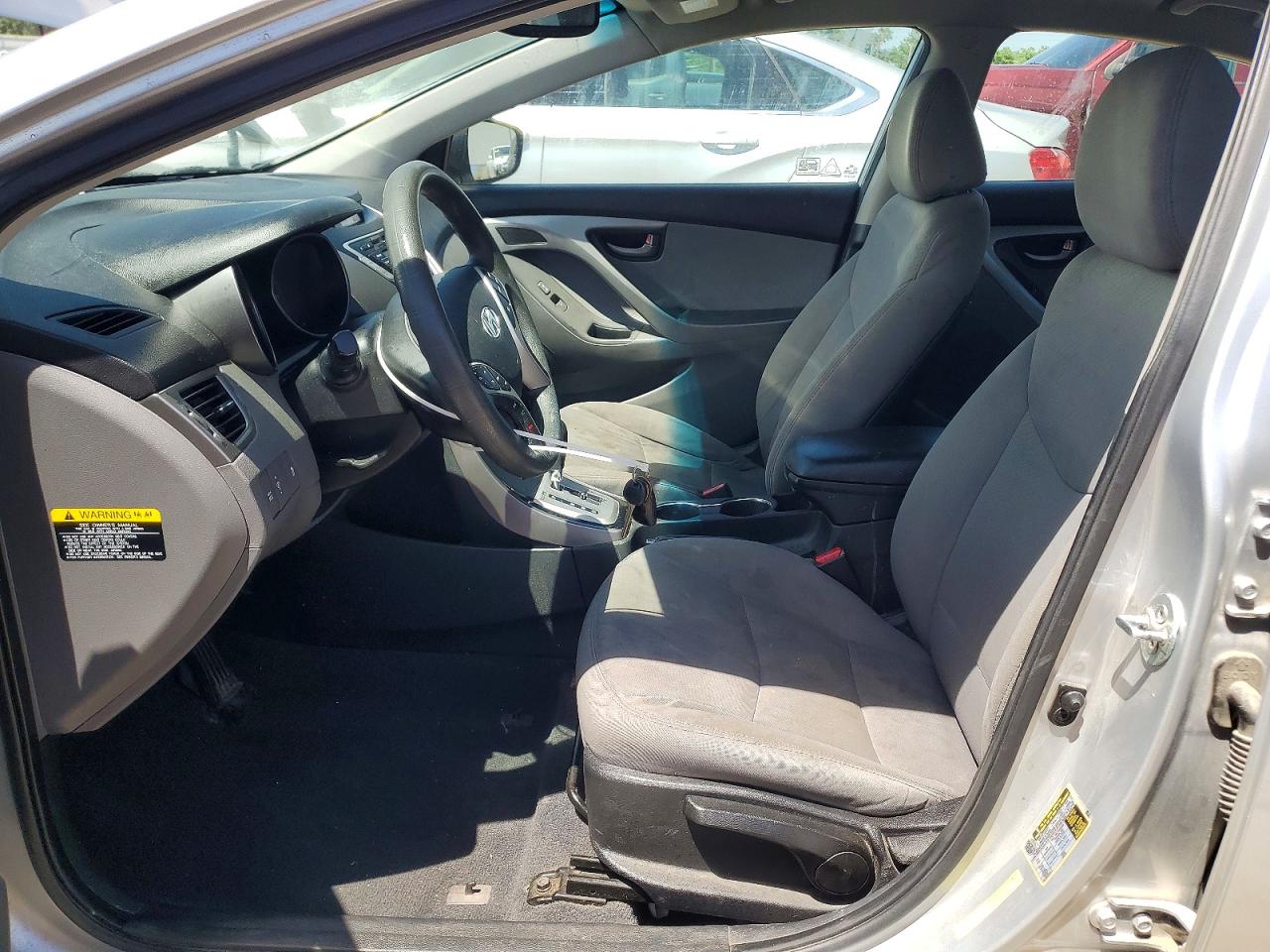 2012 Hyundai Elantra Gls Silver vin: 5NPDH4AE8CH126948