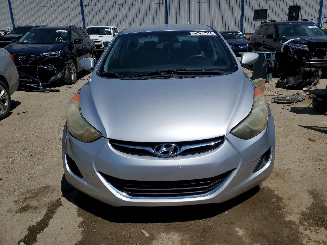 2012 Hyundai Elantra Gls Silver vin: 5NPDH4AE8CH126948