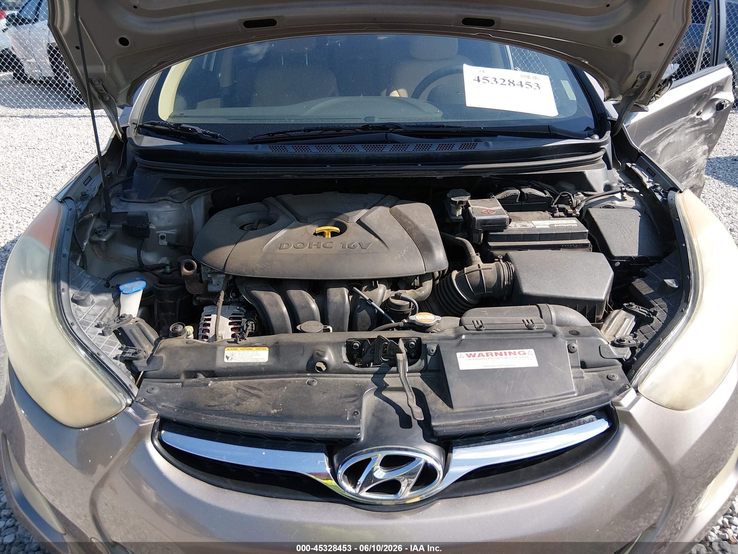 2012 Hyundai Elantra Gls Gold vin: 5NPDH4AE8CH127100