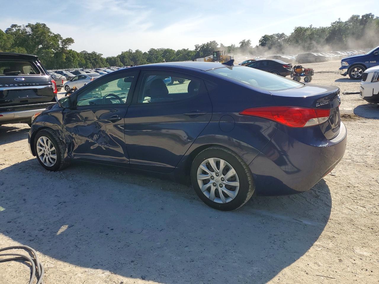 2012 Hyundai Elantra Gls Blue vin: 5NPDH4AE8CH128733