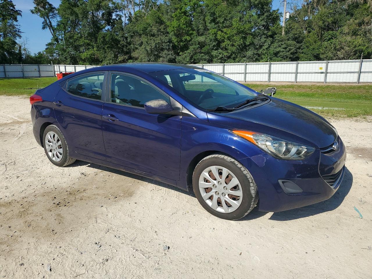 2012 Hyundai Elantra Gls Blue vin: 5NPDH4AE8CH128733