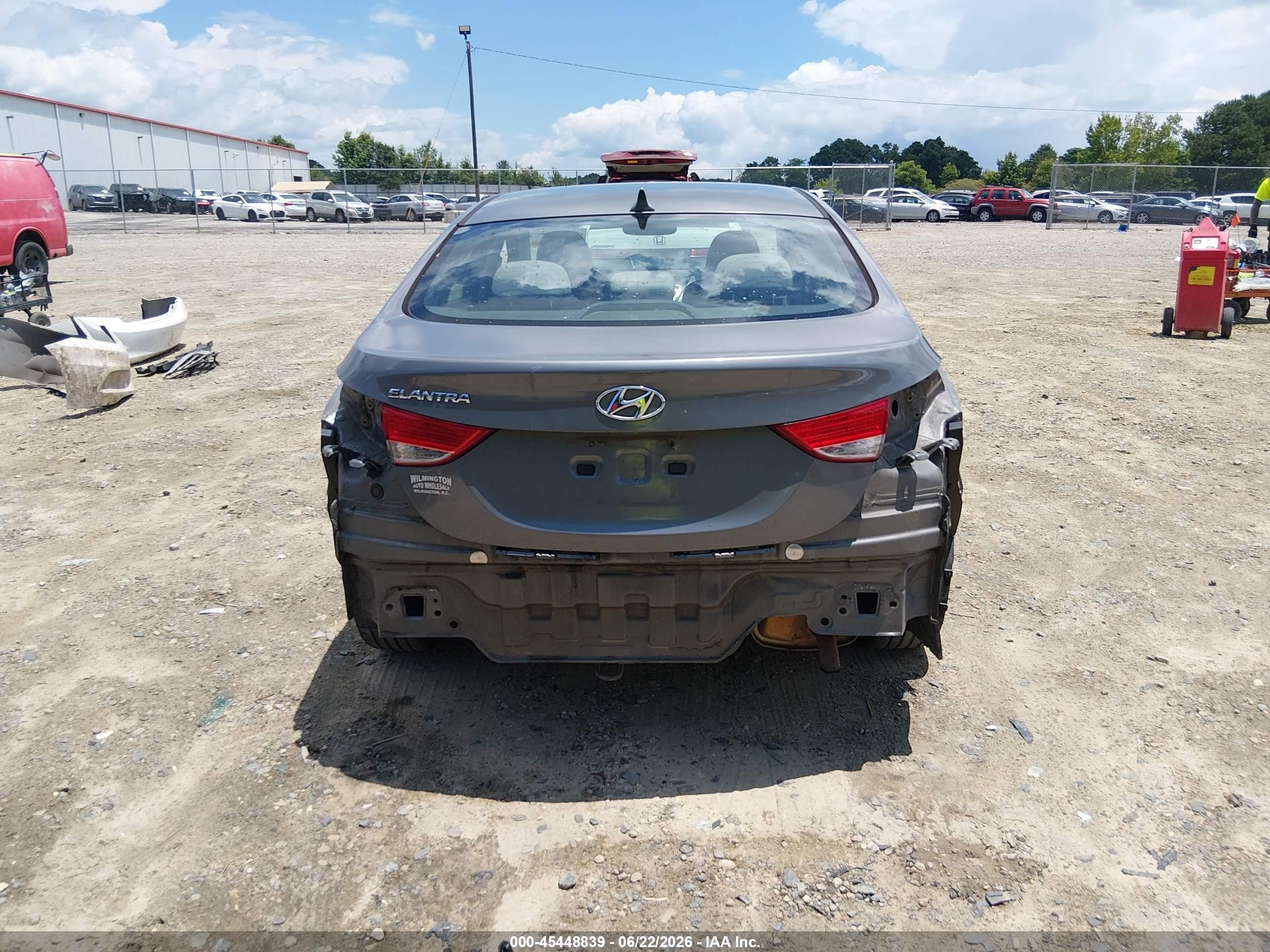 2012 Hyundai Elantra Gls Gray vin: 5NPDH4AE8CH129381