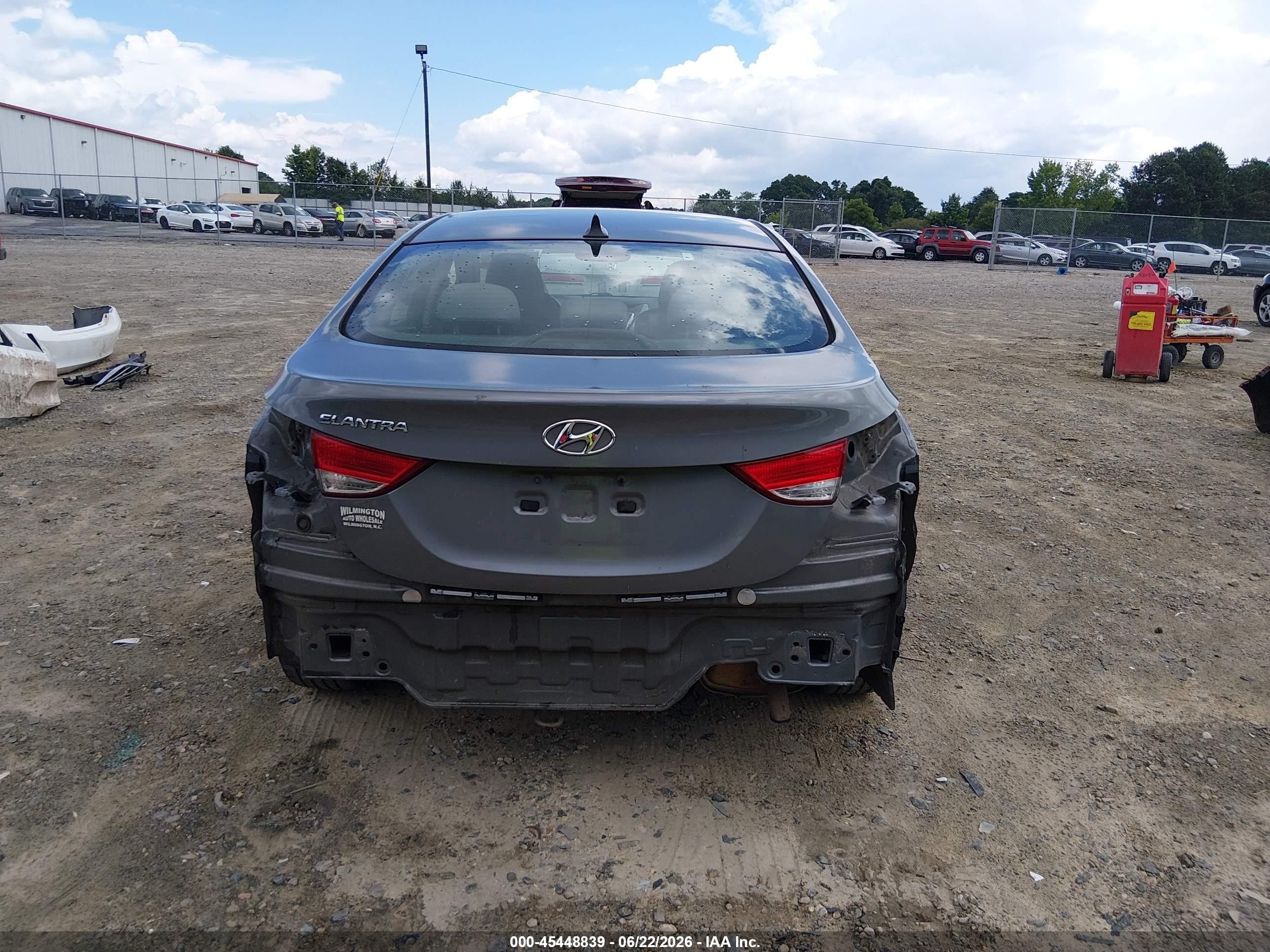 2012 Hyundai Elantra Gls Gray vin: 5NPDH4AE8CH129381