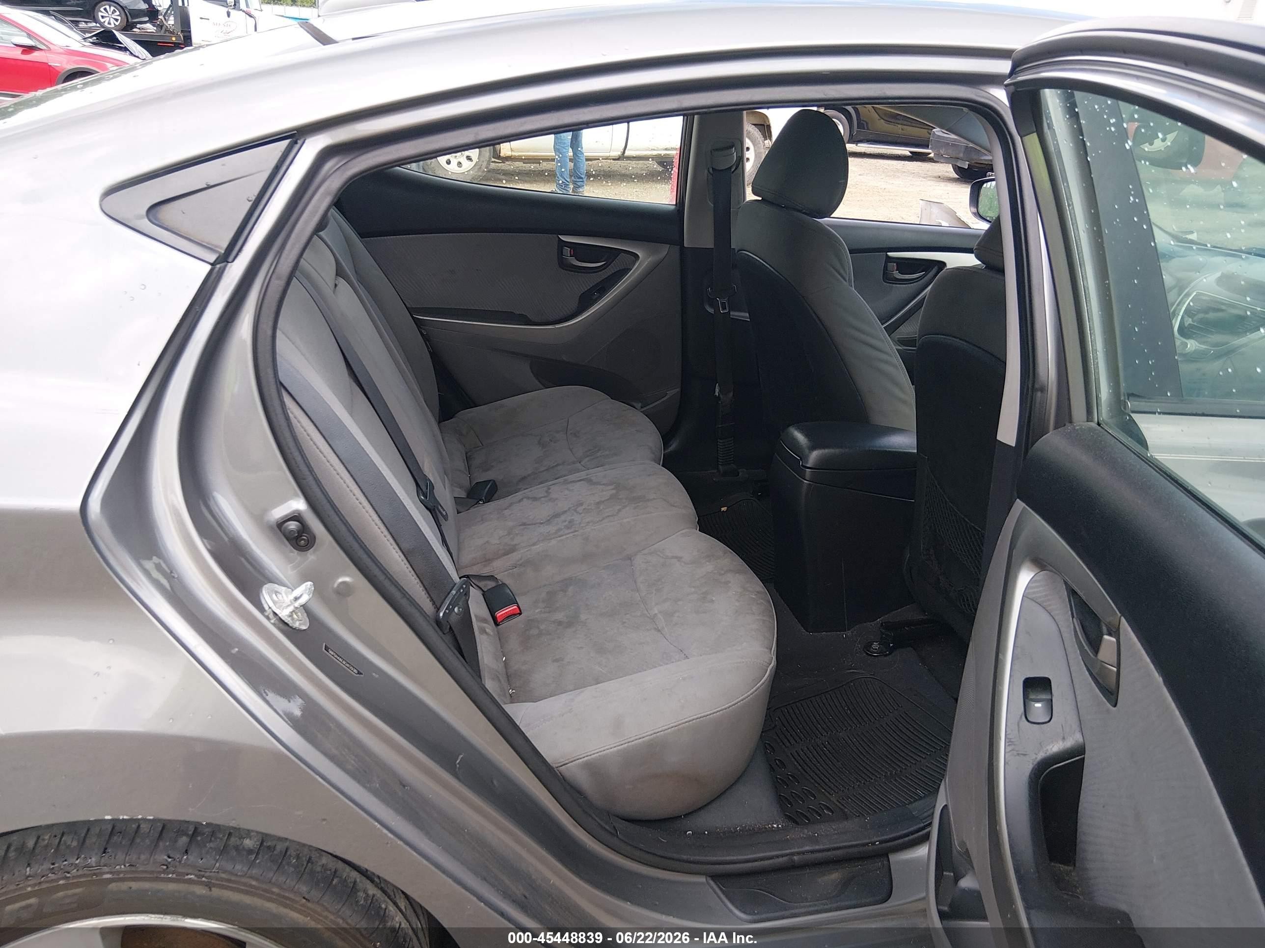 2012 Hyundai Elantra Gls Gray vin: 5NPDH4AE8CH129381