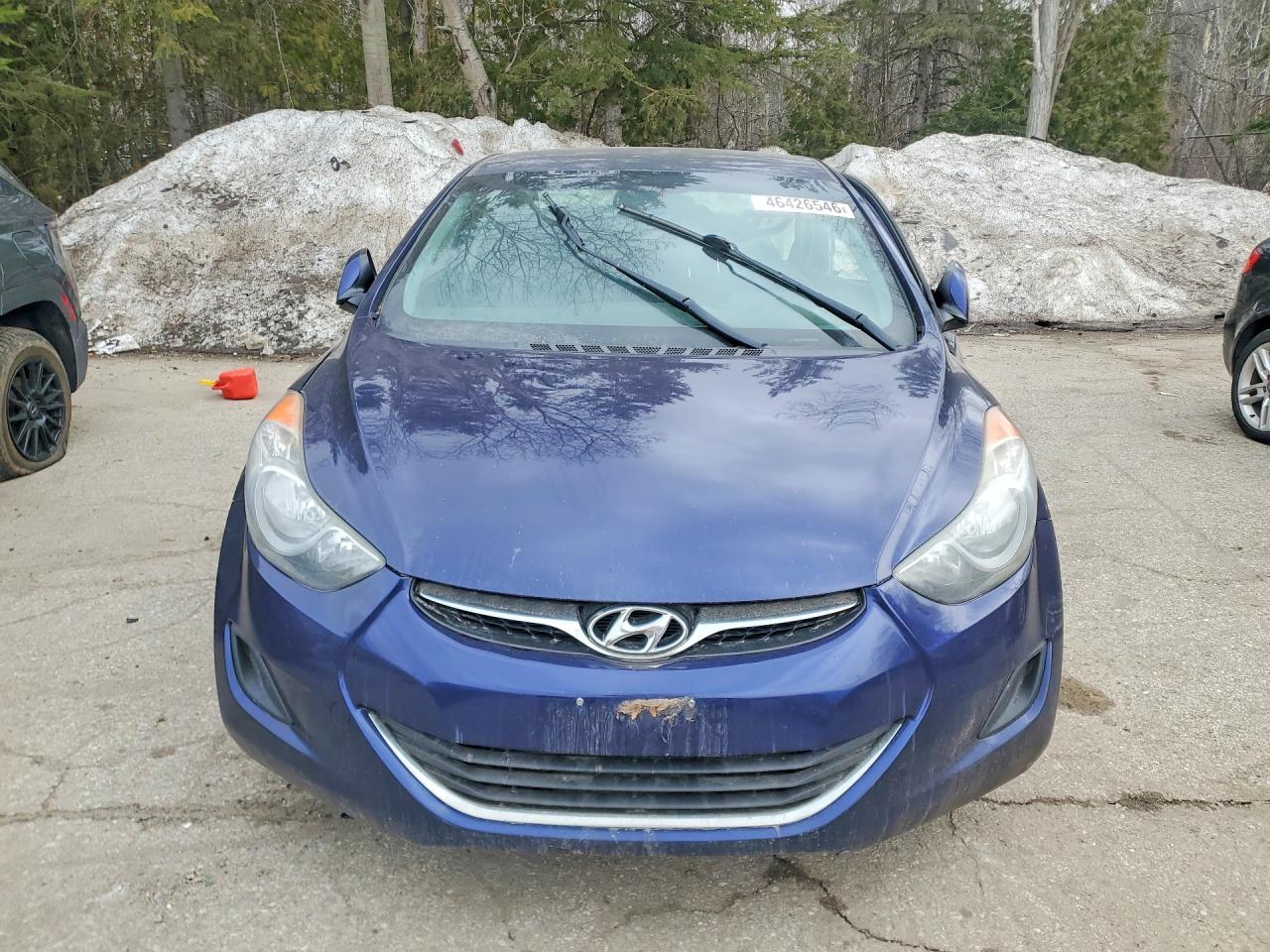 2012 Hyundai Elantra Gls Blue vin: 5NPDH4AE8CH132944