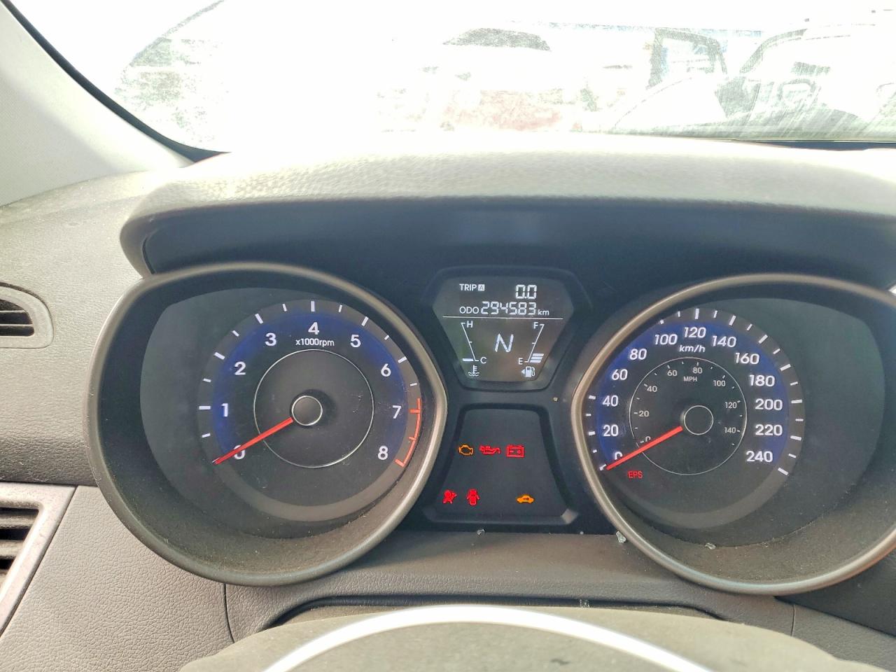 2012 Hyundai Elantra Gls Blue vin: 5NPDH4AE8CH132944