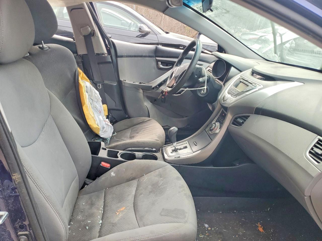2012 Hyundai Elantra Gls Blue vin: 5NPDH4AE8CH132944