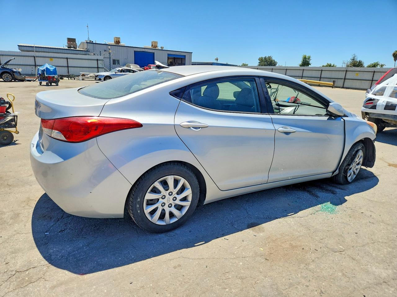 2012 Hyundai Elantra Gls Silver vin: 5NPDH4AE8CH133074