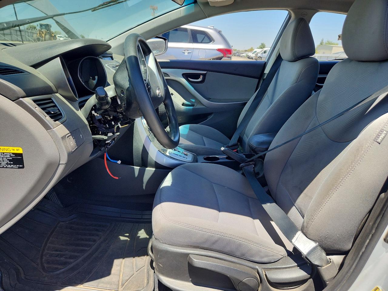 2012 Hyundai Elantra Gls Silver vin: 5NPDH4AE8CH133074
