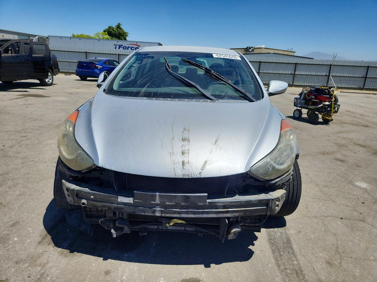 2012 Hyundai Elantra Gls Silver vin: 5NPDH4AE8CH133074