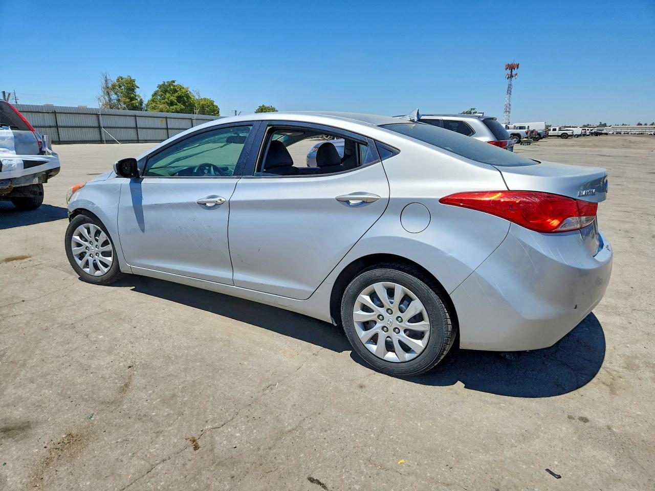 2012 Hyundai Elantra Gls Silver vin: 5NPDH4AE8CH133074