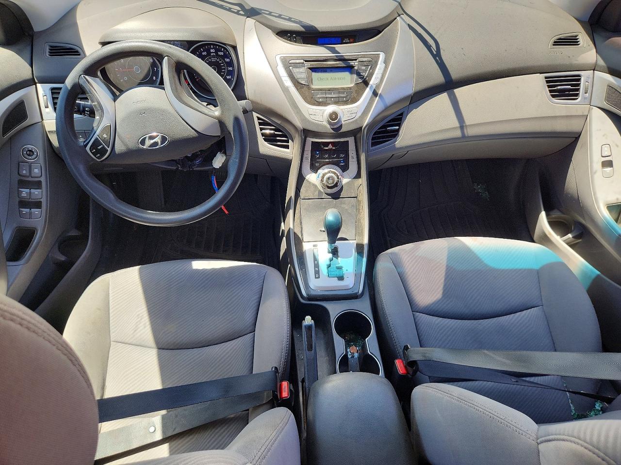 2012 Hyundai Elantra Gls Silver vin: 5NPDH4AE8CH133074