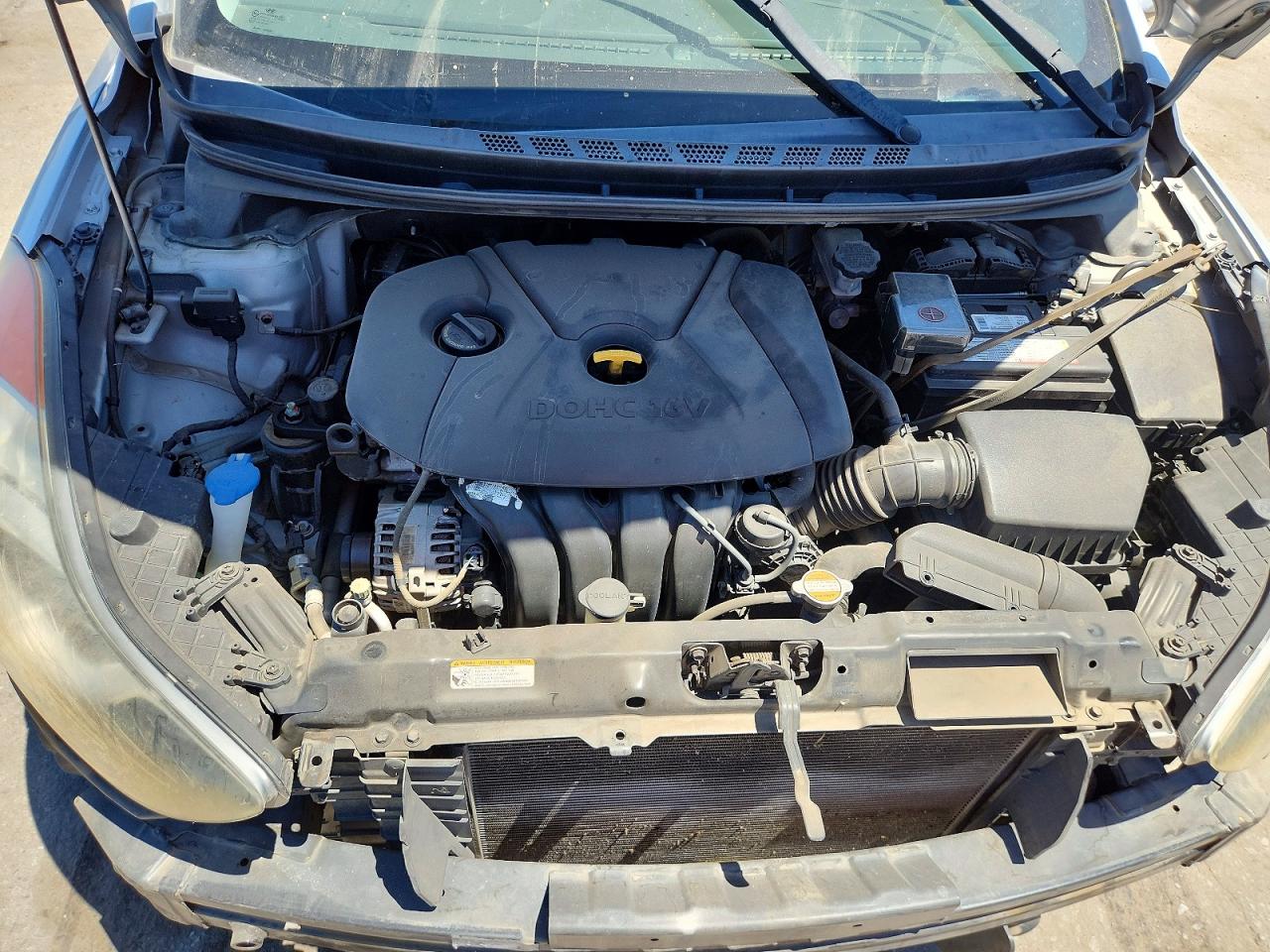 2012 Hyundai Elantra Gls Silver vin: 5NPDH4AE8CH133074