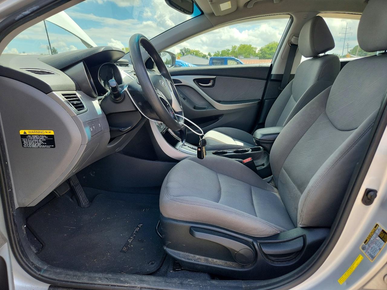 2012 Hyundai Elantra Gls Silver vin: 5NPDH4AE8CH140915