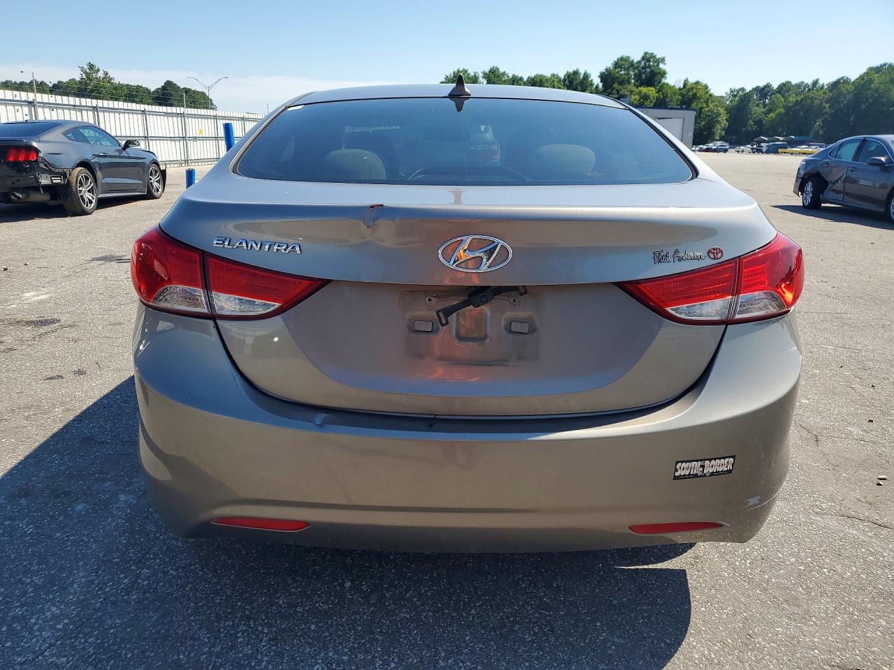 2012 Hyundai Elantra Gls Gray vin: 5NPDH4AE8CH141465