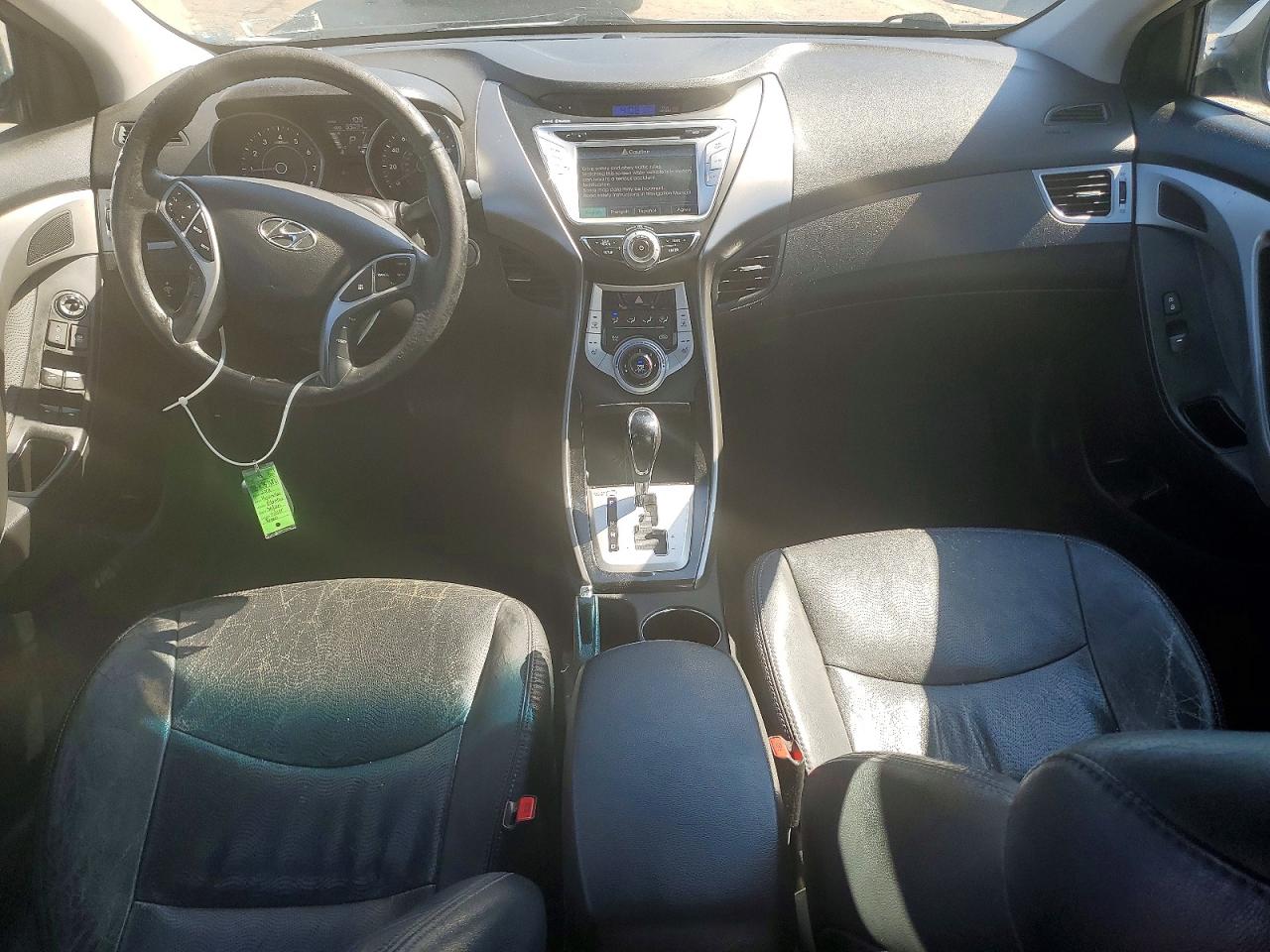 2012 Hyundai Elantra Limited Silver vin: 5NPDH4AE8CH147802
