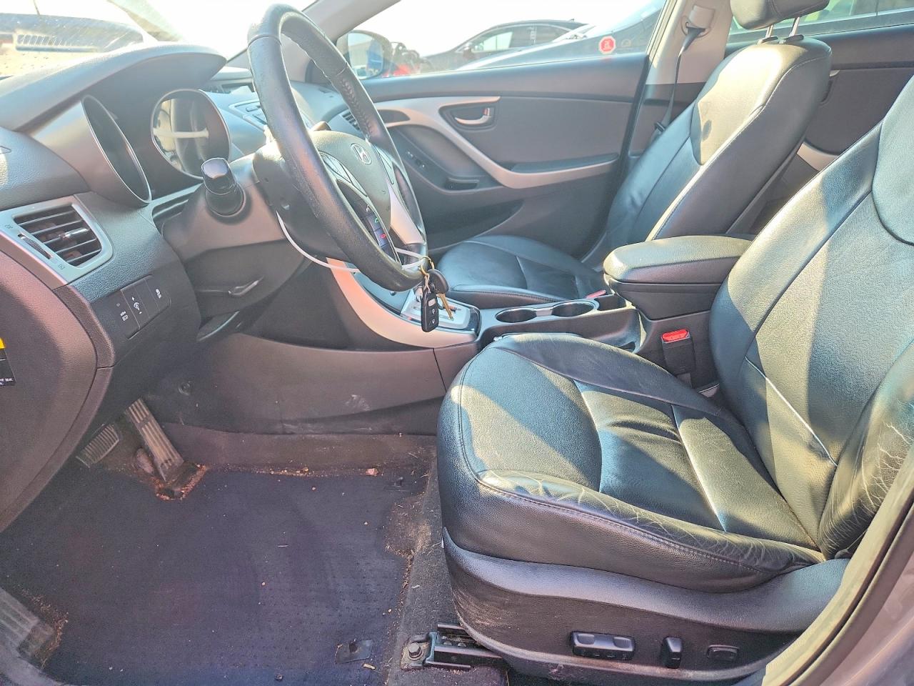 2013 Hyundai Elantra Gls Gray vin: 5NPDH4AE8DH156839