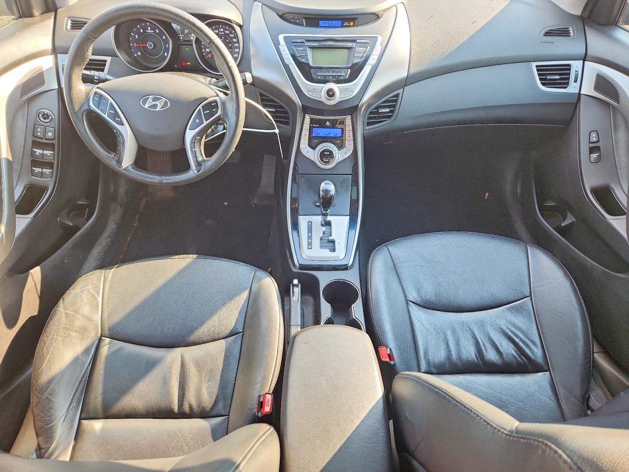 2013 Hyundai Elantra Gls Gray vin: 5NPDH4AE8DH156839